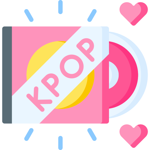 K-Pop Photo Booth Sticker Picture Sheet